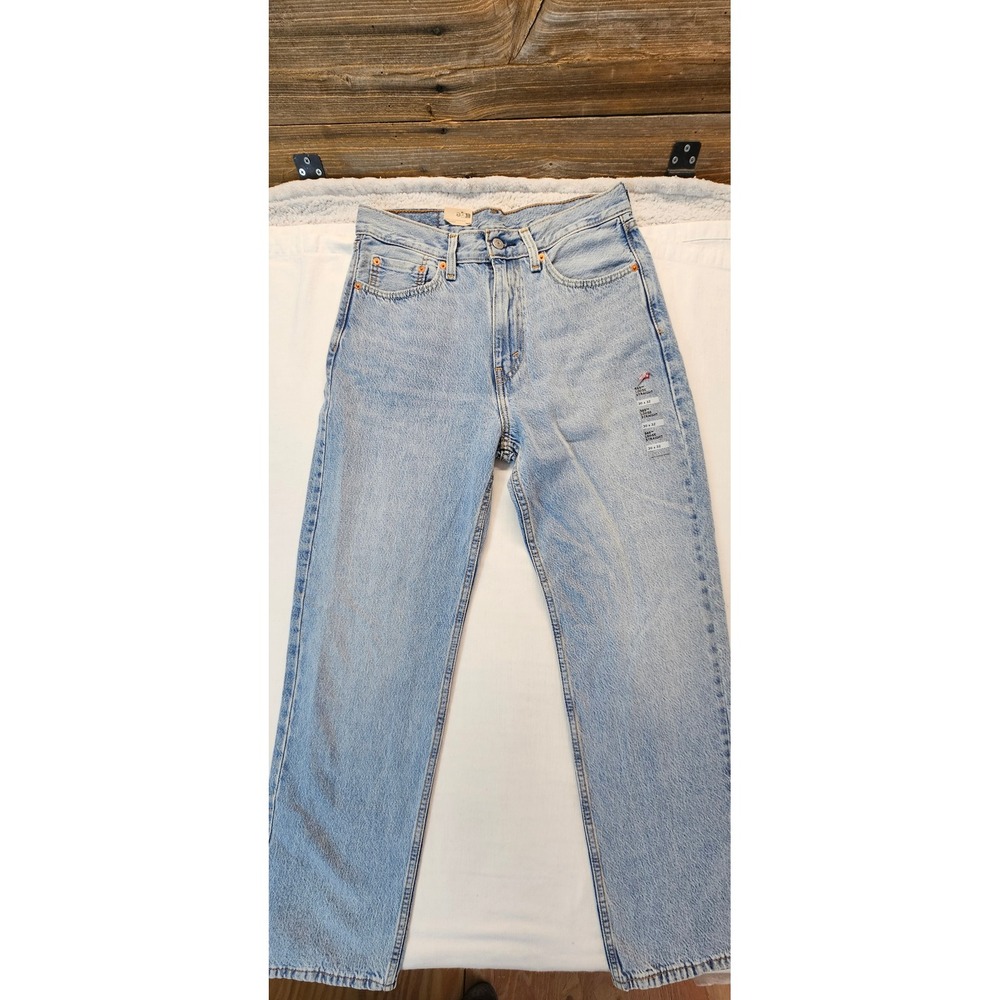 Levis 565 Loose Straight Jeans Light Wash Denim 30x32 A7221-0010 Mens